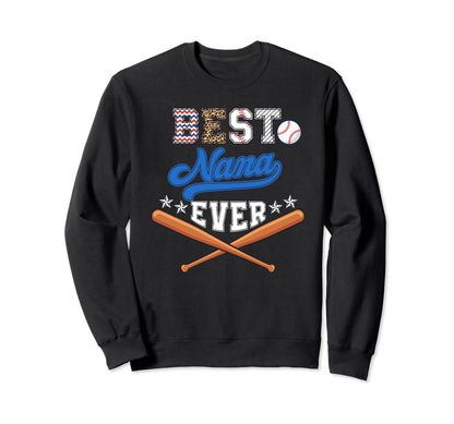Baseball Nana Grandma Mothers Day Sweatshirt - Novelty Apparel Unisex - T-Shirt, Sweatshirt, Hoodie
