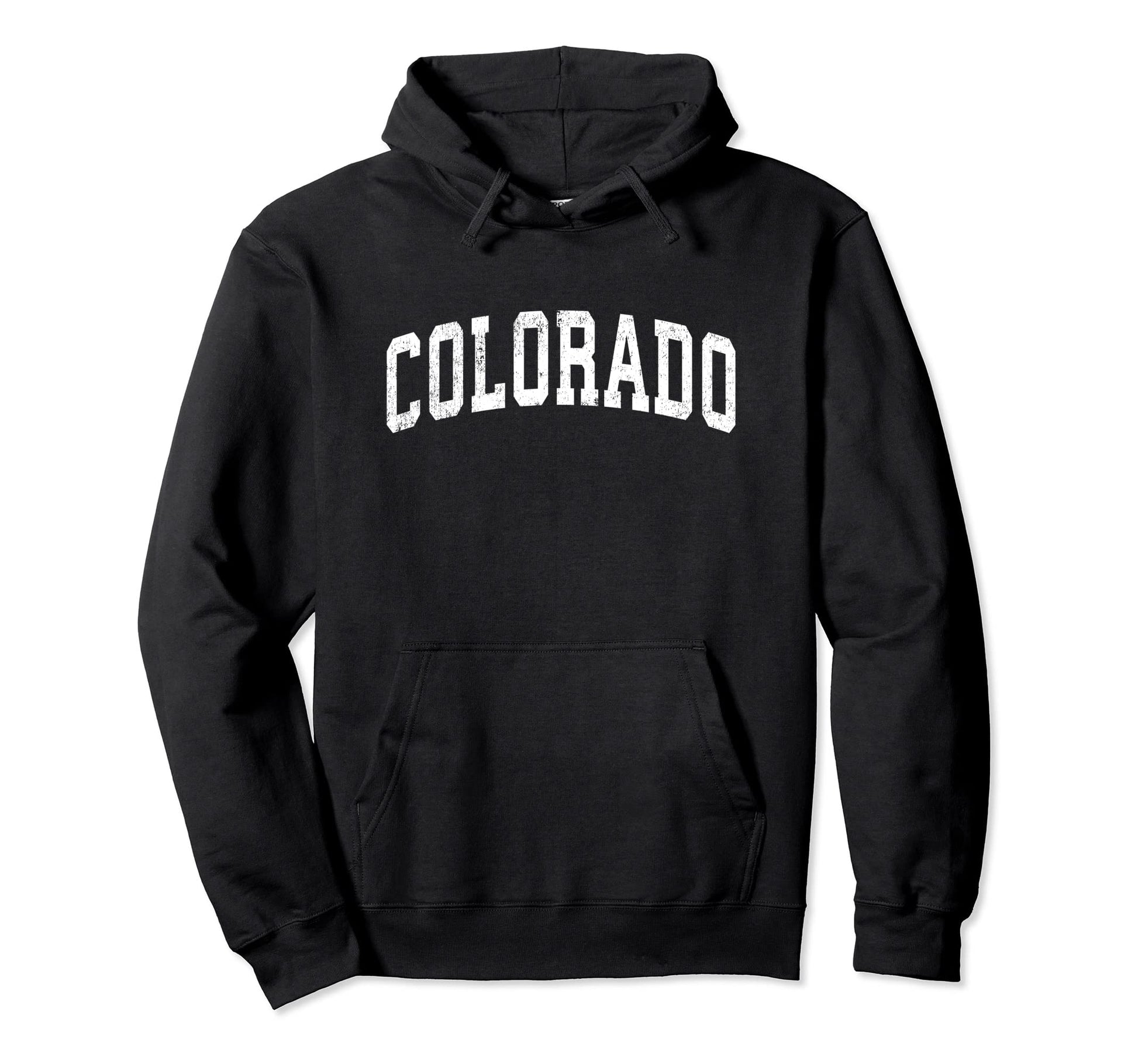 Colorado Varsity Sports Text Hoodie - Graphic Print Men Women - T-Shirt, Sweatshirt, Hoodie