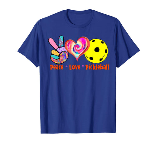 Peace Love Pickleball T-Shirt - Fun Novelty Design Unisex - T-Shirt, Sweatshirt, Hoodie