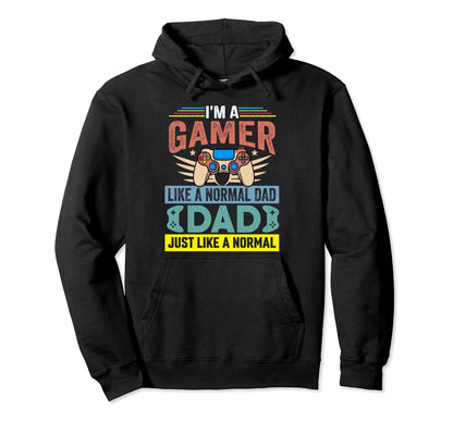 My Dad Video Games First Fathers Day Hoodie - Trendy Graphic for Adults - T-Shirt, Sweatshirt, Hoodie