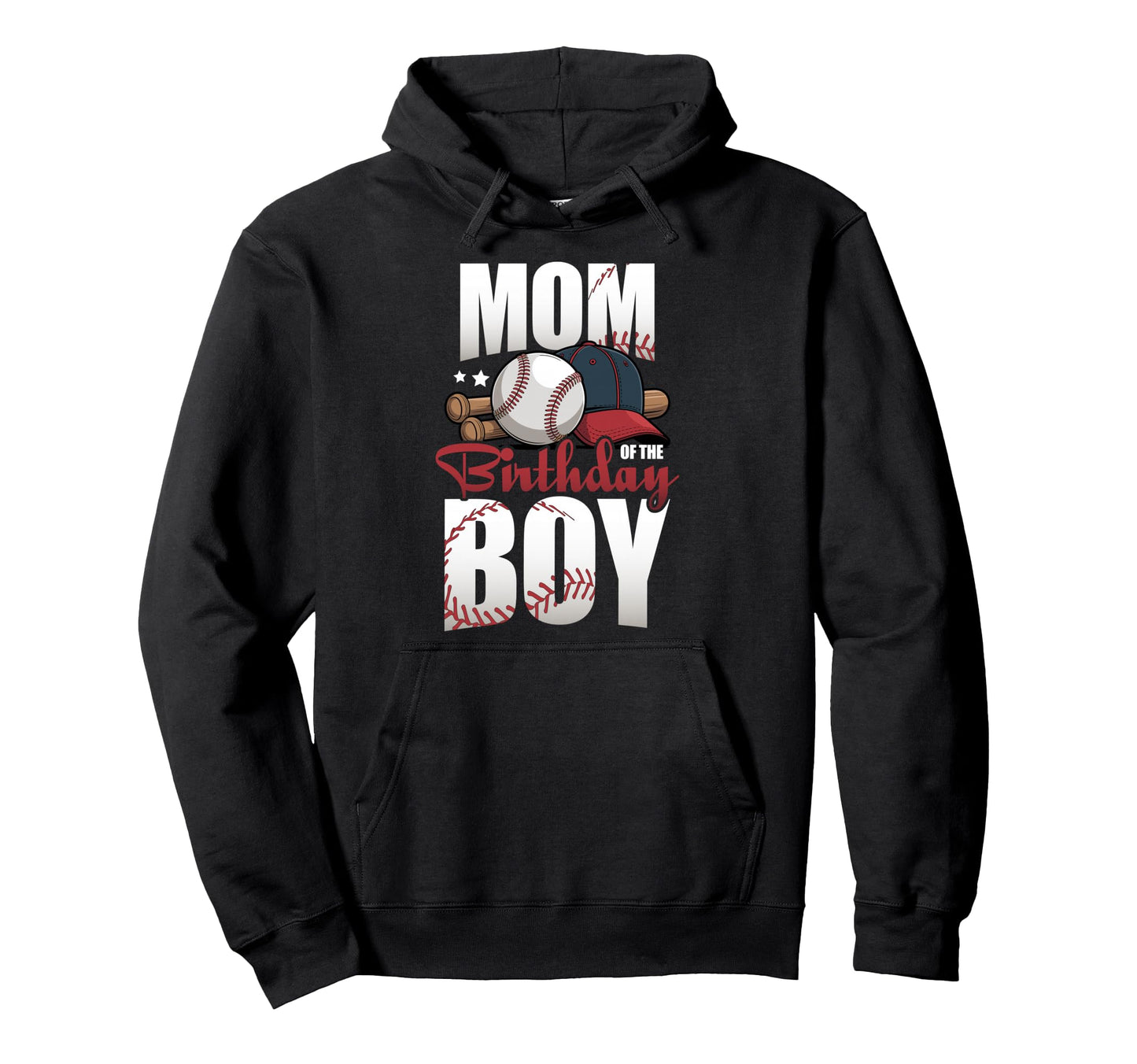 Mom Birthday Matching Baseball Birthday Hoodie - Minimalist Print Unisex - T-Shirt, Sweatshirt, Hoodie