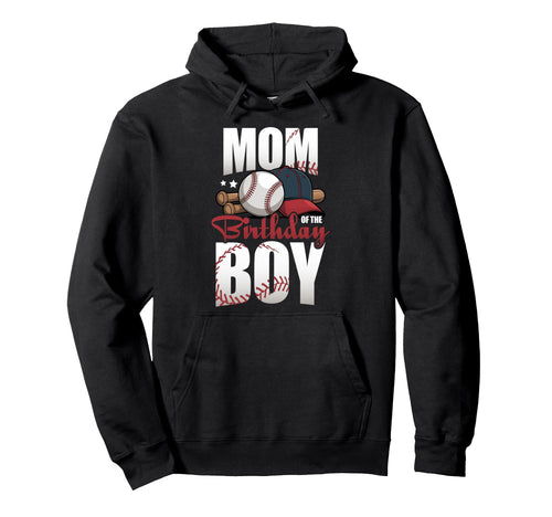Mom Birthday Matching Baseball Birthday Hoodie - Minimalist Print Unisex - T-Shirt, Sweatshirt, Hoodie