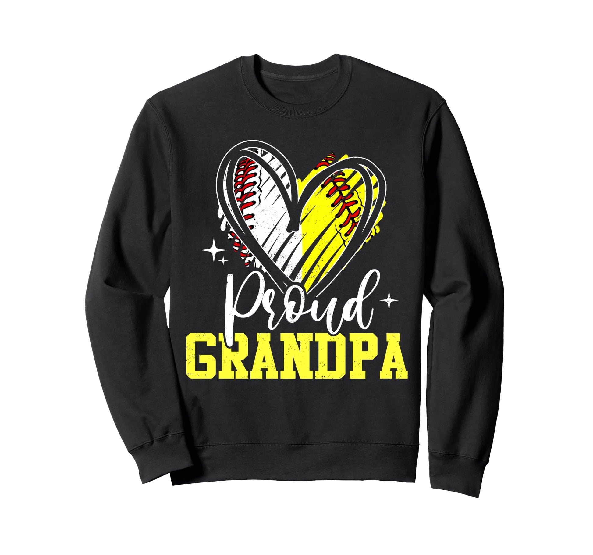 Proud Grandpa Baseball Sweatshirt - Casual Everyday Wear for Adults - T-Shirt, Sweatshirt, Hoodie