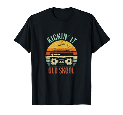Kickin It Old Skool Legendary 90S T-Shirt - Custom Art Print Men Women - T-Shirt, Sweatshirt, Hoodie