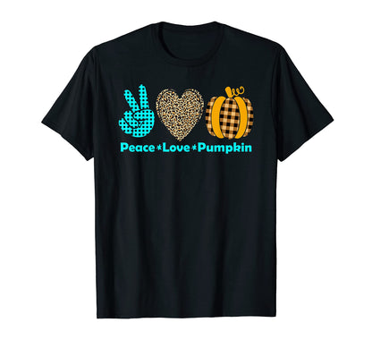 Leopard Pumpkin Plaid Nurse October T-Shirt - Graphic Print Unisex - T-Shirt, Sweatshirt, Hoodie