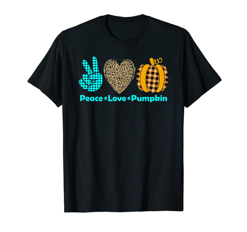 Leopard Pumpkin Plaid Nurse October T-Shirt - Graphic Print Unisex - T-Shirt, Sweatshirt, Hoodie