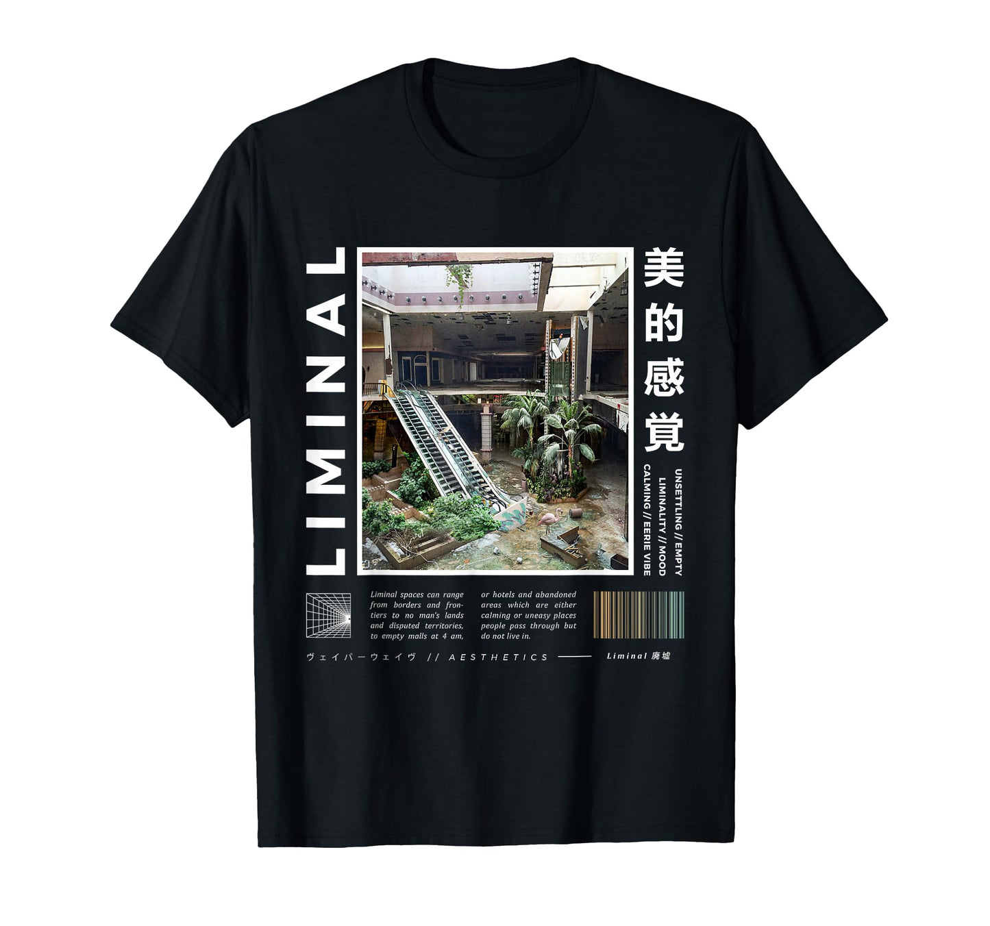 Liminal Spaces Internet 80S 90S T-Shirt - Fun Novelty Design for Adults - T-Shirt, Sweatshirt, Hoodie