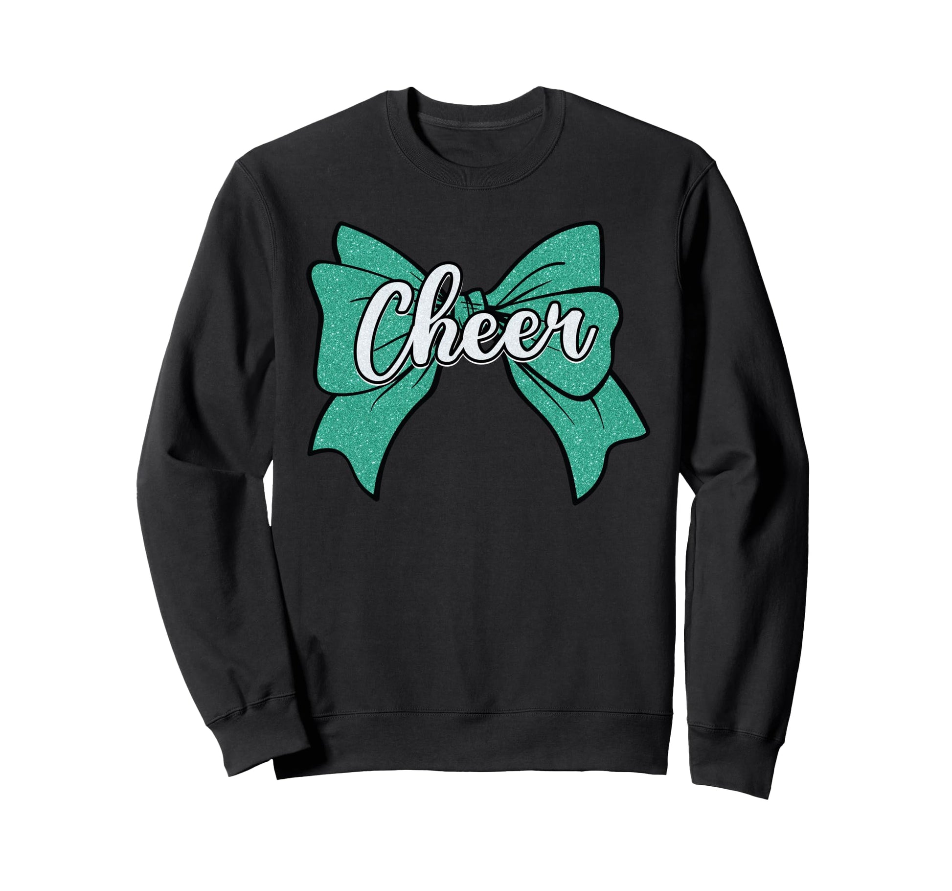 Coquette Cheer Bow Green Sport Sweatshirt - Streetwear Style Unisex - T-Shirt, Sweatshirt, Hoodie