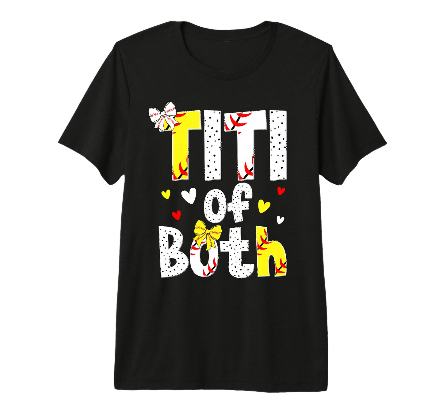 Titi Both Proud Softball Baseball T-Shirt - Minimalist Print for Adults - T-Shirt, Sweatshirt, Hoodie
