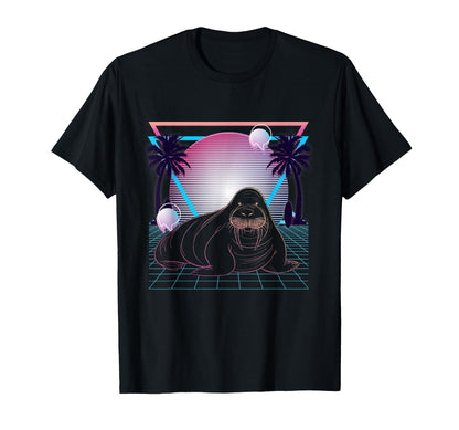 Walrus Lover Vaporwave Aesthetic Sea T-Shirt - Minimalist Print Men Women - T-Shirt, Sweatshirt, Hoodie