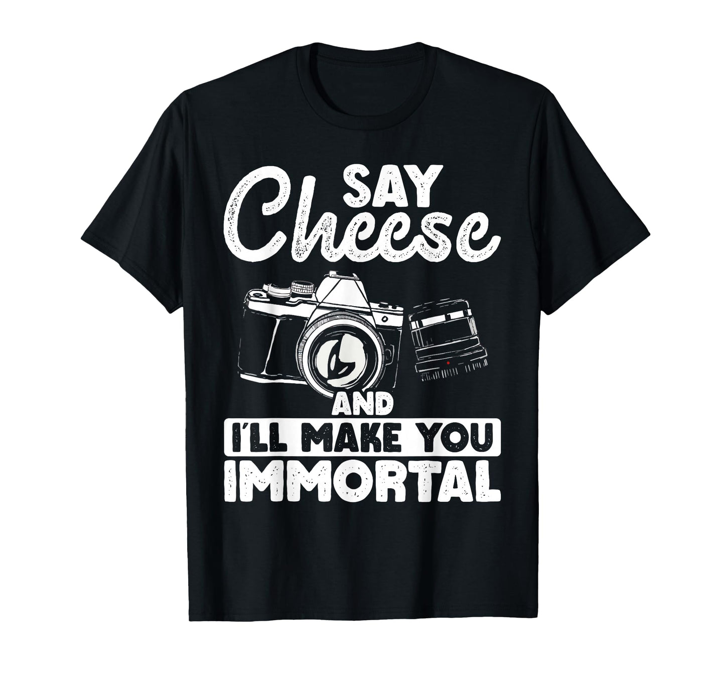 Photo Camera Photographer Flash T-Shirt - Custom Art Print for Adults - T-Shirt, Sweatshirt, Hoodie