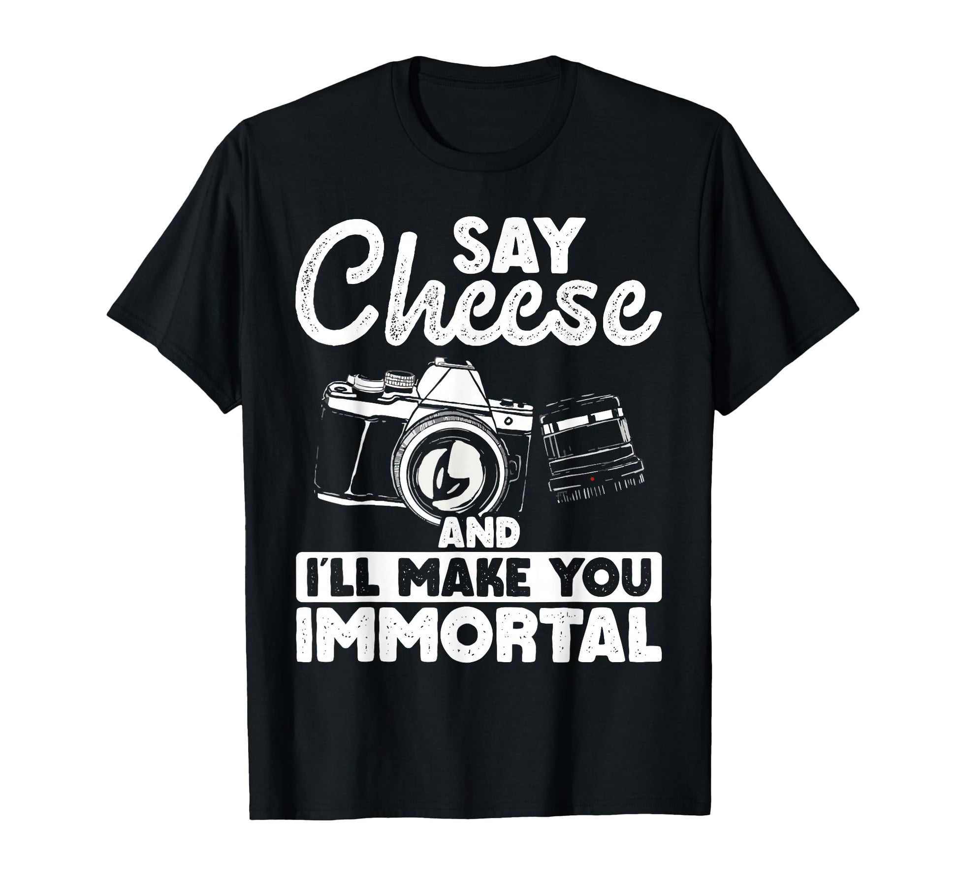 Photo Camera Photographer Flash T-Shirt - Custom Art Print for Adults - T-Shirt, Sweatshirt, Hoodie