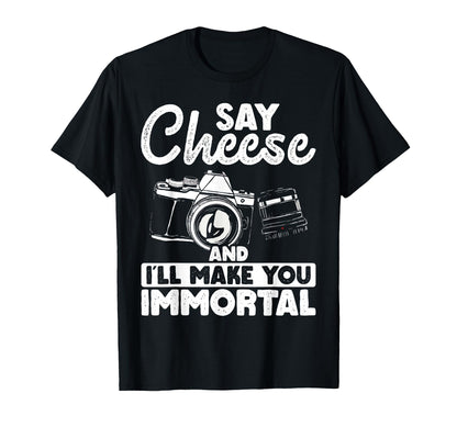 Photo Camera Photographer Flash T-Shirt - Custom Art Print for Adults - T-Shirt, Sweatshirt, Hoodie