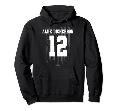 Alex Dickerson Flag Mlbpa San Hoodie - Casual Everyday Wear Unisex - T-Shirt, Sweatshirt, Hoodie