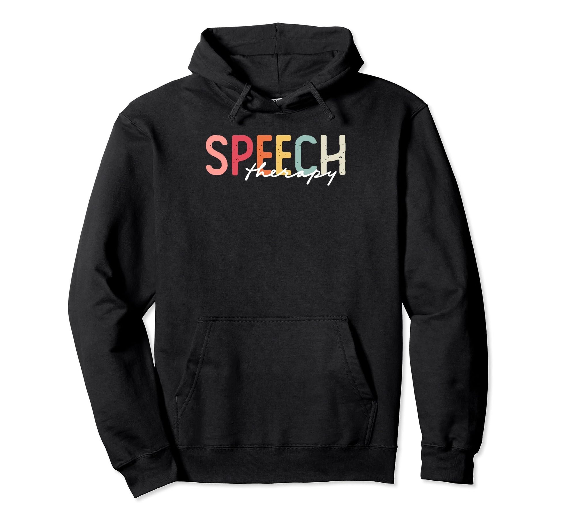 Speech Therapy Rainbow Speech Language Hoodie - Unique Graphic Men Women - T-Shirt, Sweatshirt, Hoodie