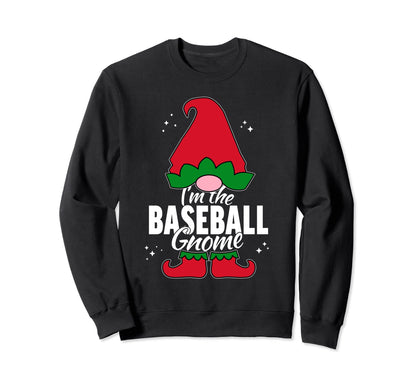 Baseball Gnome Matching Family Sweatshirt - Novelty Apparel for Adults - T-Shirt, Sweatshirt, Hoodie