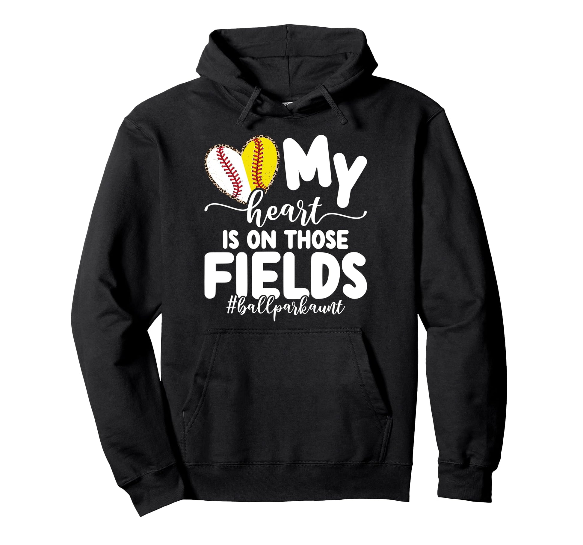 Those Fields Ballpark Aunt Baseball Hoodie - Fun Novelty Design Unisex - T-Shirt, Sweatshirt, Hoodie