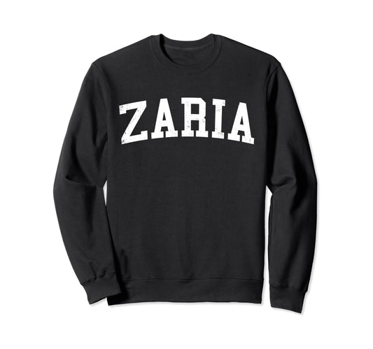 Zaria Nigeria Distressed White Sweatshirt - Streetwear Style Men Women - T-Shirt, Sweatshirt, Hoodie