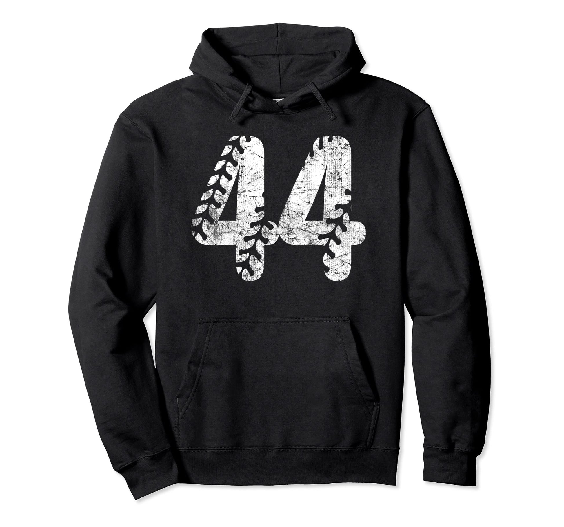 Baseball Softball Mom 44 Number 44 Hoodie - Streetwear Style for Adults - T-Shirt, Sweatshirt, Hoodie