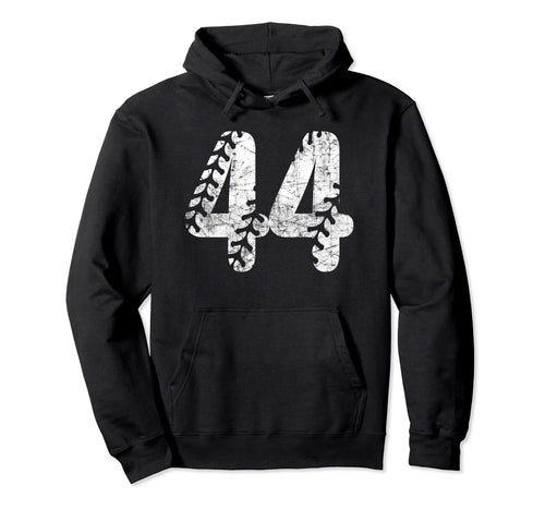 Baseball Softball Mom 44 Number 44 Hoodie - Streetwear Style for Adults - T-Shirt, Sweatshirt, Hoodie
