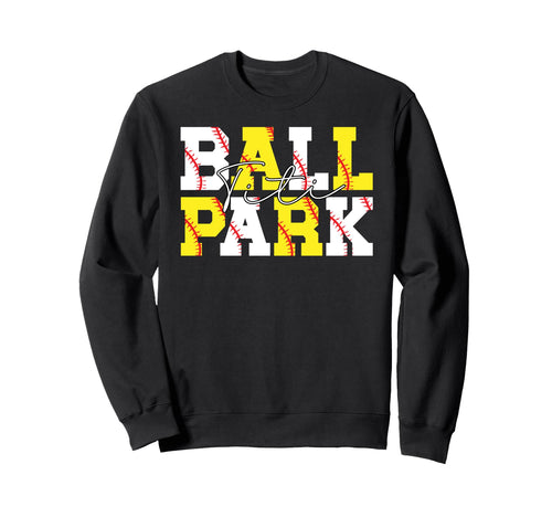 Ballpark Titi Aunt Softball Baseball Sweatshirt - Minimalist Print Unisex - T-Shirt, Sweatshirt, Hoodie