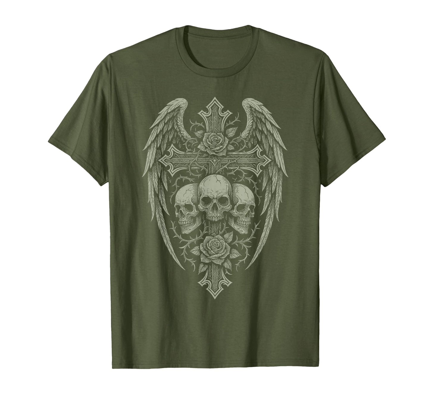 Y2K Grunge Aesthetic Alt Goth Skull T-Shirt - Fun Novelty Design Men Women - T-Shirt, Sweatshirt, Hoodie