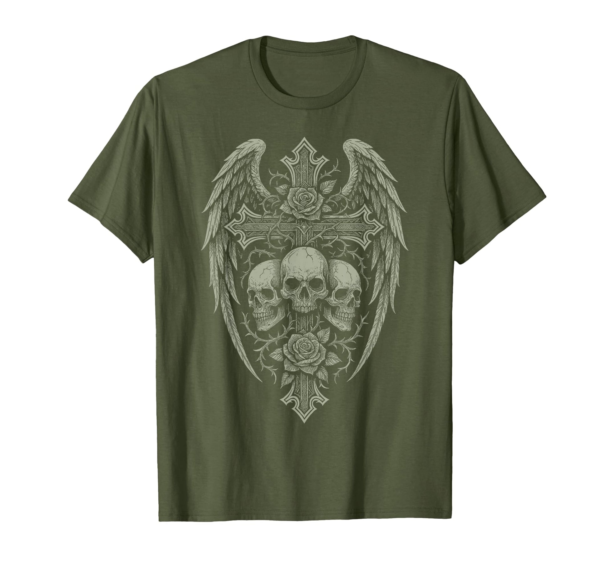 Y2K Grunge Aesthetic Alt Goth Skull T-Shirt - Fun Novelty Design Men Women - T-Shirt, Sweatshirt, Hoodie