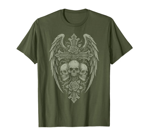 Y2K Grunge Aesthetic Alt Goth Skull T-Shirt - Fun Novelty Design Men Women - T-Shirt, Sweatshirt, Hoodie
