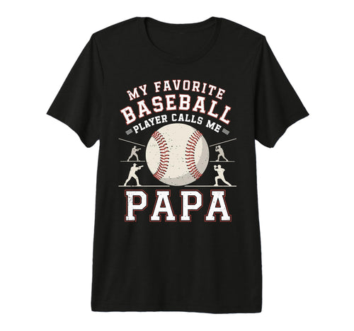 Mens Baseball Dad My Favorite Baseball T-Shirt - Unique Graphic Unisex - T-Shirt, Sweatshirt, Hoodie