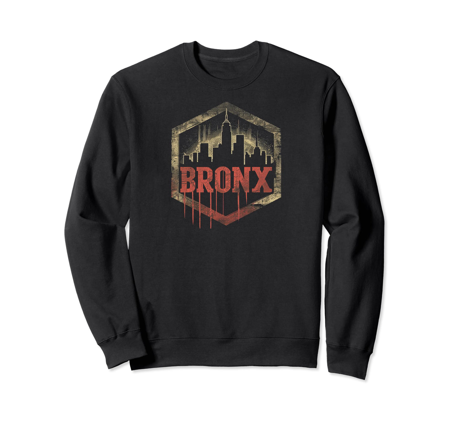 Bronx Grit 90S Grunge Urbandecay Sweatshirt - Minimalist Print for Adults - T-Shirt, Sweatshirt, Hoodie