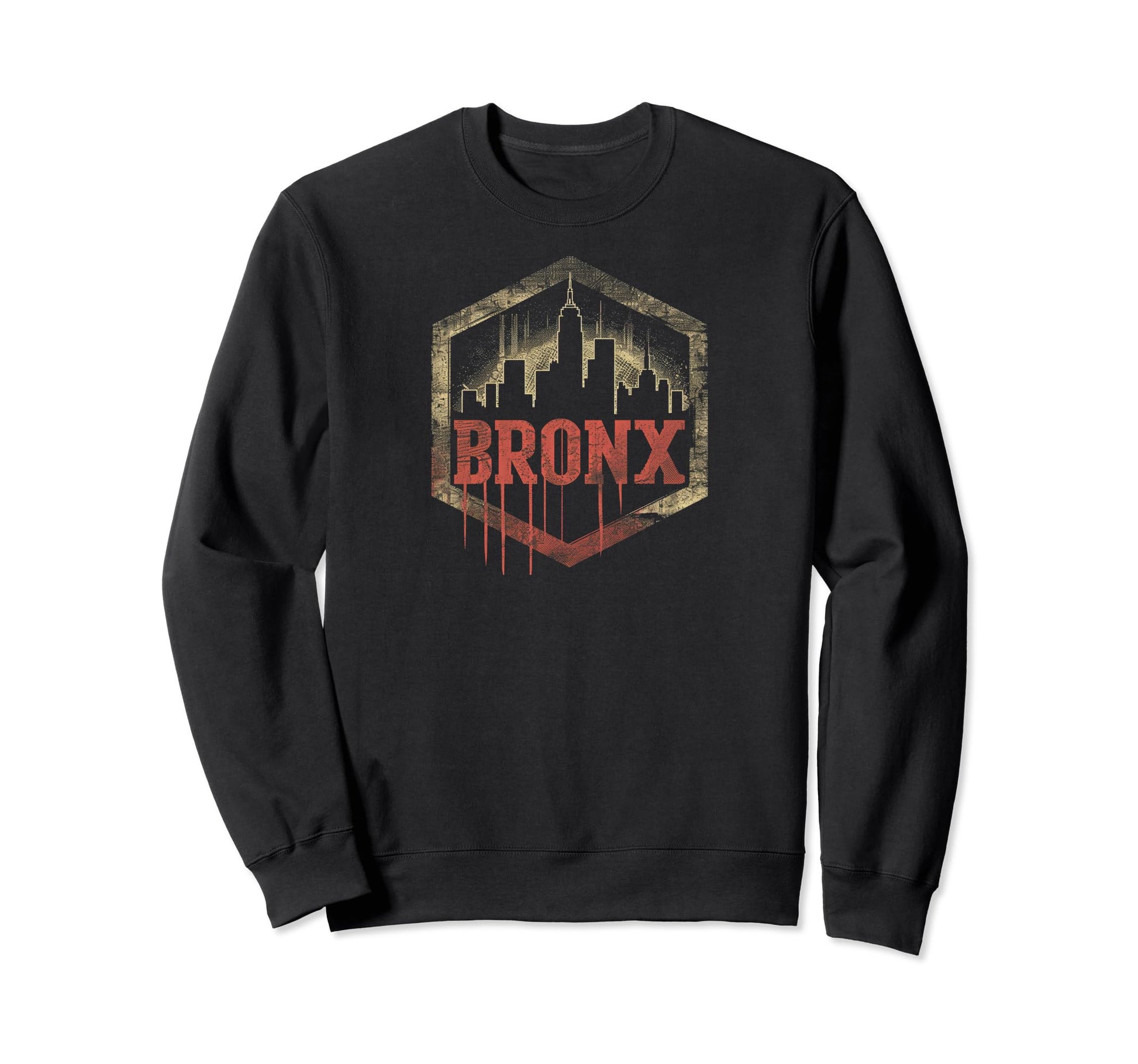 Bronx Grit 90S Grunge Urbandecay Sweatshirt - Minimalist Print for Adults - T-Shirt, Sweatshirt, Hoodie