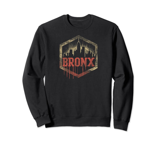 Bronx Grit 90S Grunge Urbandecay Sweatshirt - Minimalist Print for Adults - T-Shirt, Sweatshirt, Hoodie