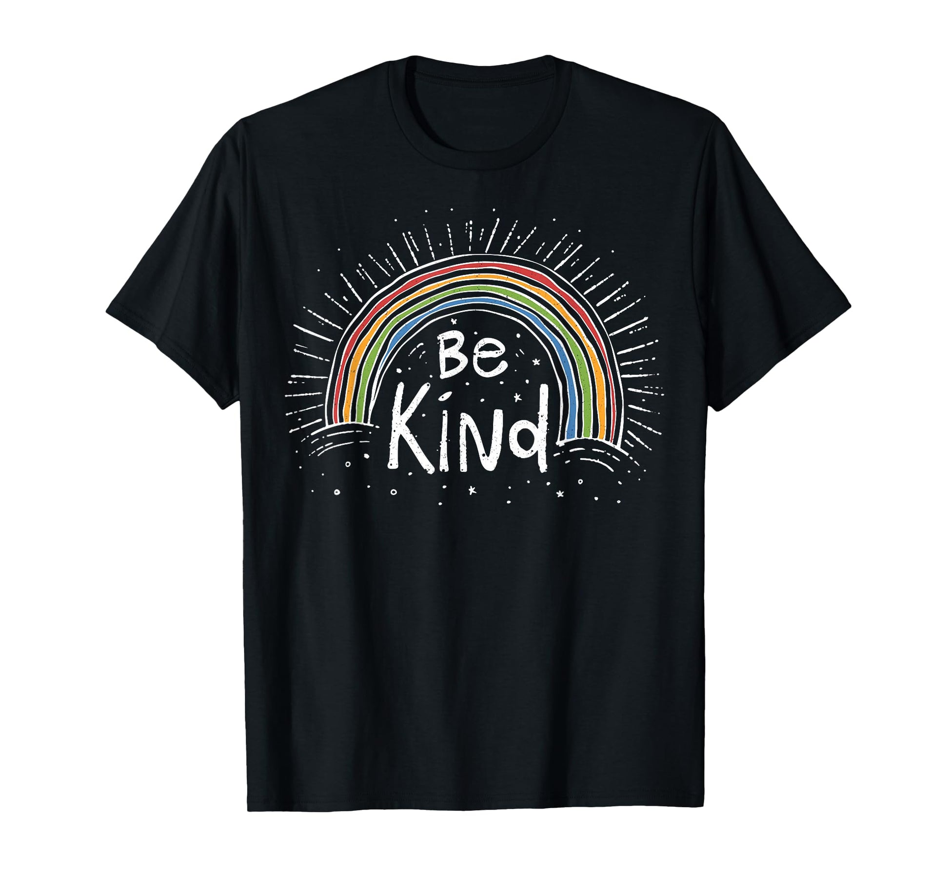 Be Kind Childs Rainbow Positivity T-Shirt - Unique Graphic for Adults - T-Shirt, Sweatshirt, Hoodie