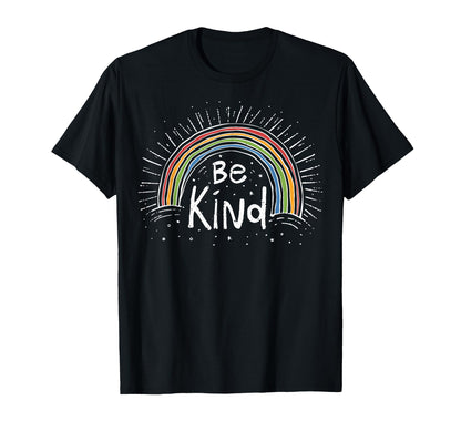Be Kind Childs Rainbow Positivity T-Shirt - Unique Graphic for Adults - T-Shirt, Sweatshirt, Hoodie