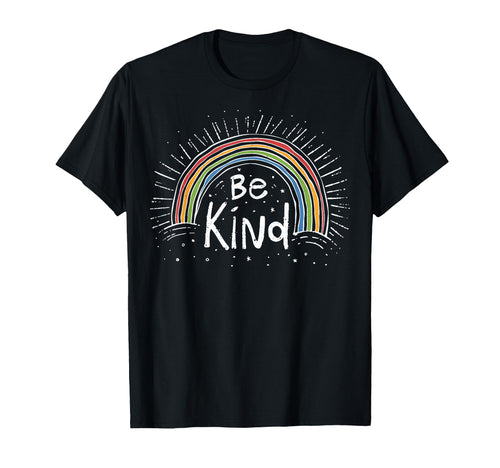 Be Kind Childs Rainbow Positivity T-Shirt - Casual Everyday Wear Unisex - T-Shirt, Sweatshirt, Hoodie