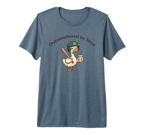 Outnumbered Funny Mom Goose Family T-Shirt - Custom Art Print Unisex - T-Shirt, Sweatshirt, Hoodie