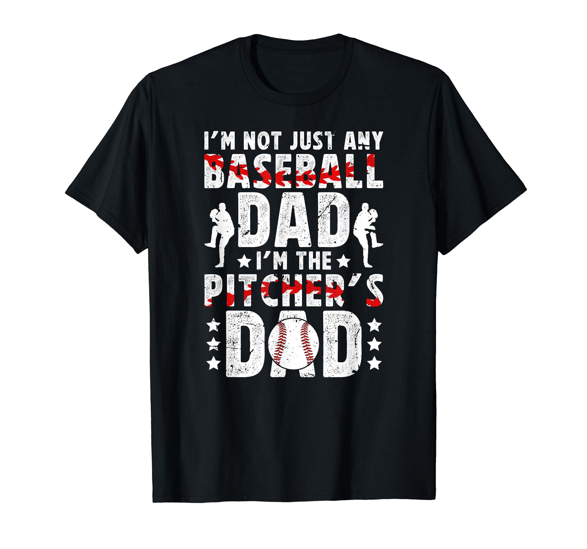 Im Baseball Pitcher Dad Baseball T-Shirt - Aesthetic Graphic Men Women - T-Shirt, Sweatshirt, Hoodie
