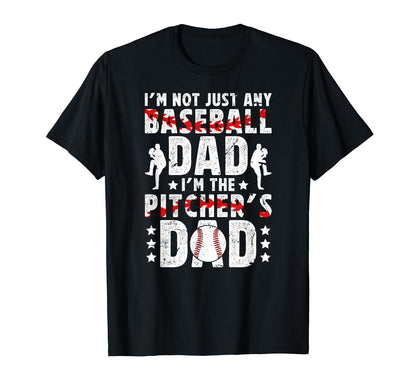 Im Baseball Pitcher Dad Baseball T-Shirt - Aesthetic Graphic Men Women - T-Shirt, Sweatshirt, Hoodie