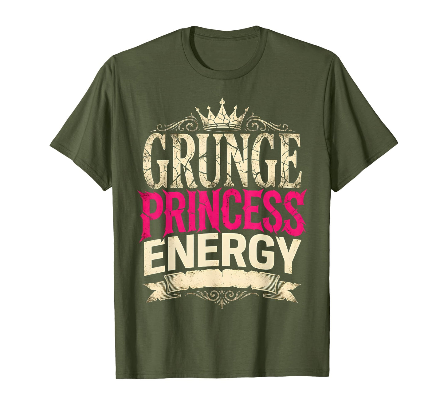 Grunge Princess Energy Womens Edgy T-Shirt - Unique Graphic Unisex - T-Shirt, Sweatshirt, Hoodie