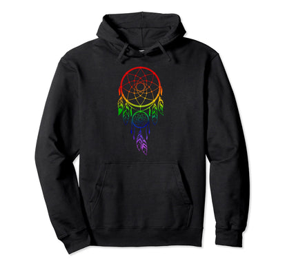 Dreamcatcher Tie Dye Boho Hippie Hoodie - Novelty Apparel Men Women - T-Shirt, Sweatshirt, Hoodie