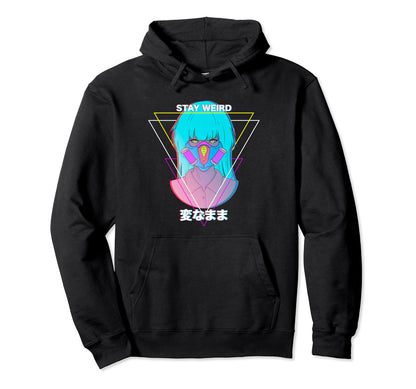 Stay Weird Pastel Goth Vaporwave Hoodie - Trendy Graphic Men Women - T-Shirt, Sweatshirt, Hoodie