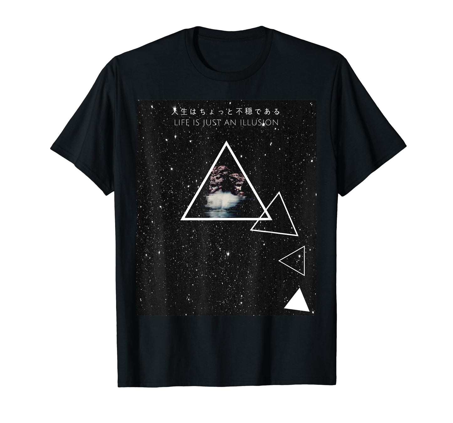 Life Is Just Illusion Vaporwave T-Shirt - Casual Everyday Wear for Adults - T-Shirt, Sweatshirt, Hoodie
