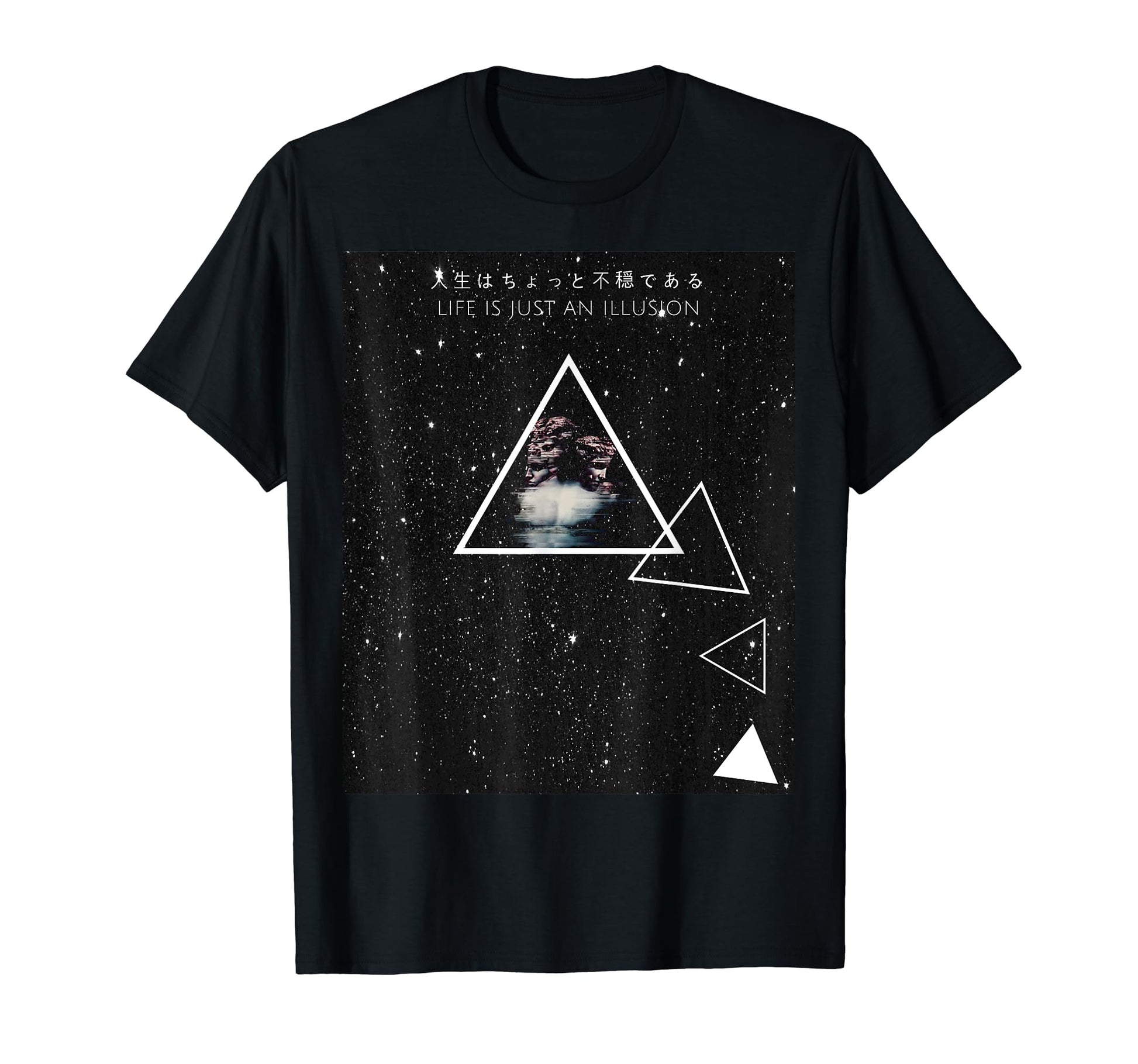 Life Is Just Illusion Vaporwave T-Shirt - Casual Everyday Wear for Adults - T-Shirt, Sweatshirt, Hoodie