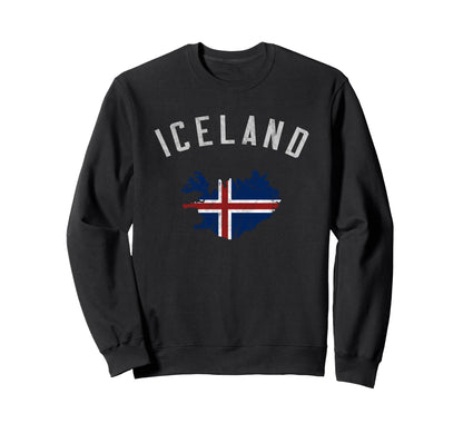 Varsity Iceland Sweatshirt - Casual Everyday Wear Unisex - T-Shirt, Sweatshirt, Hoodie