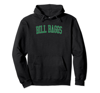 Bill Baggs Distressed Green Varsity Hoodie - Graphic Print Men Women - T-Shirt, Sweatshirt, Hoodie