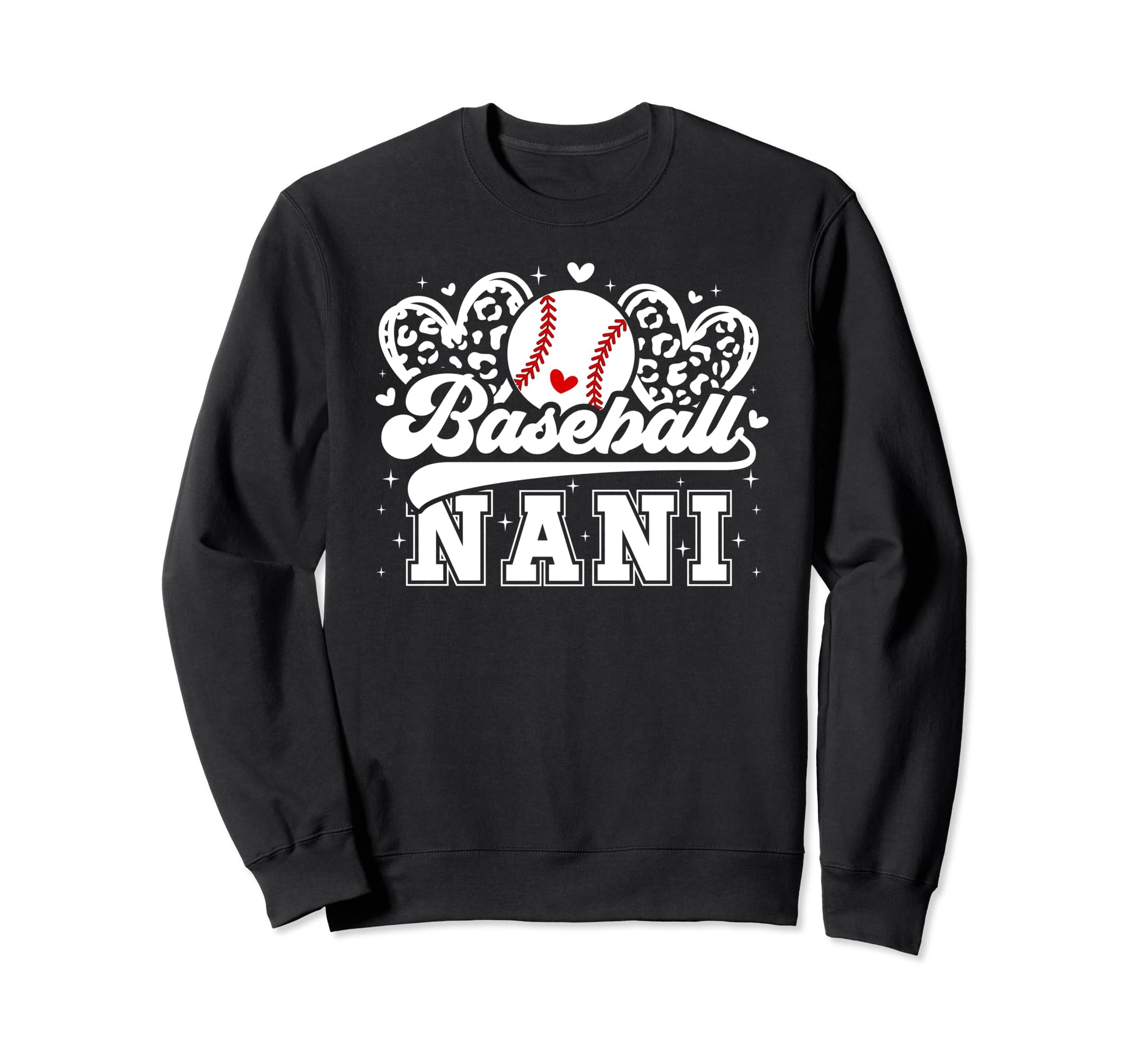 Baseball Nani Grandma Nani Baseball Sweatshirt - Unique Graphic Men Women - T-Shirt, Sweatshirt, Hoodie