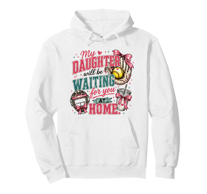 Softball Mom Proud Team Supporter Hoodie - Aesthetic Graphic Men Women - T-Shirt, Sweatshirt, Hoodie