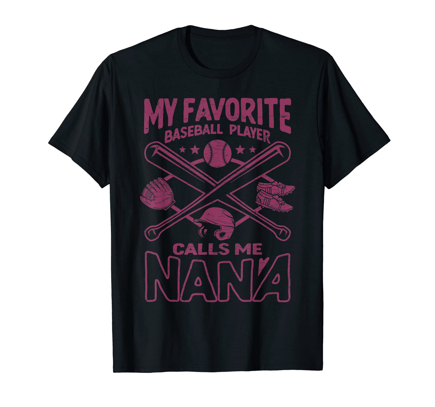 Grandma My Favorite Baseball Player Calls T-Shirt - Novelty Apparel Unisex - T-Shirt, Sweatshirt, Hoodie