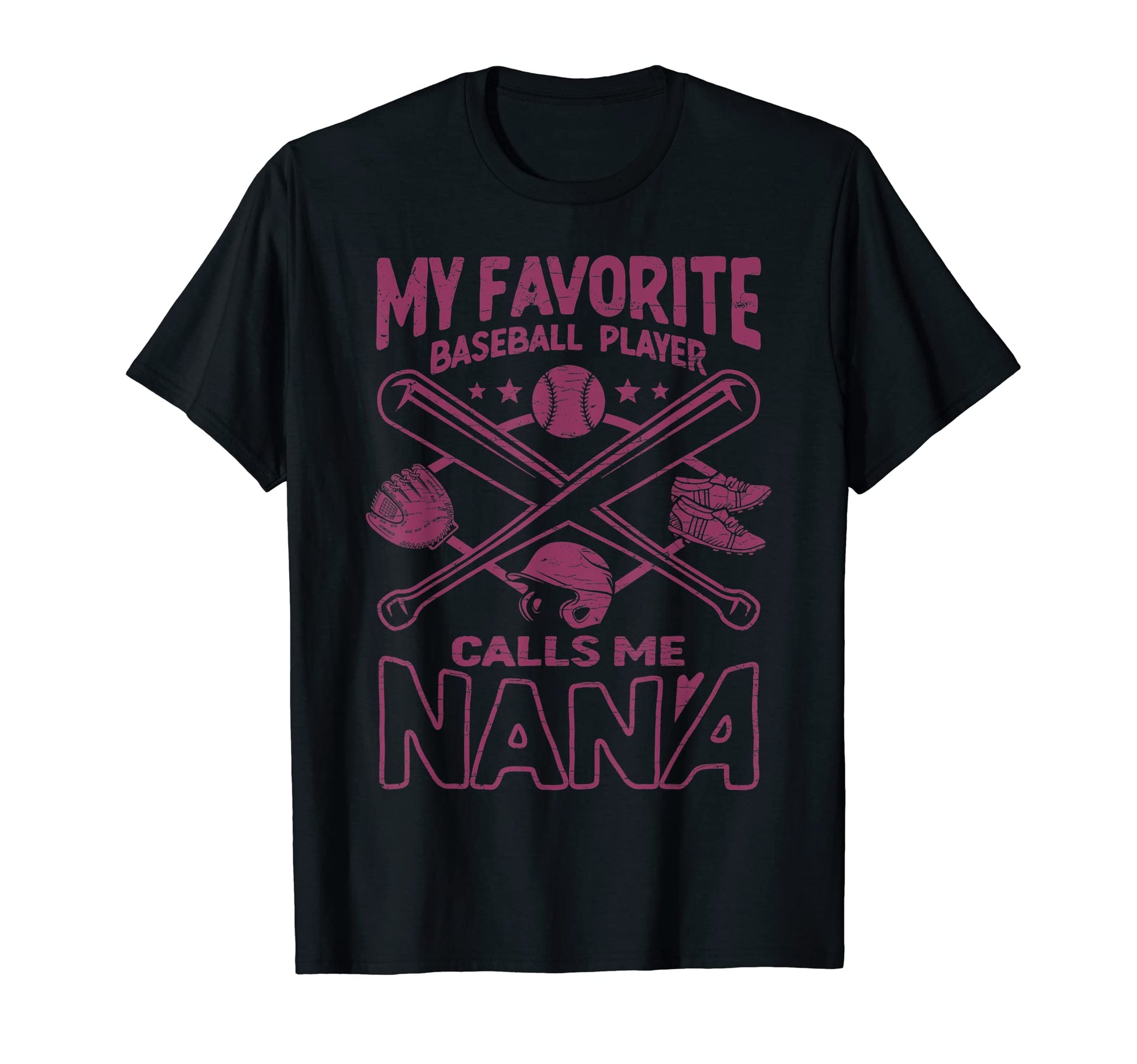 Grandma My Favorite Baseball Player Calls T-Shirt - Novelty Apparel Unisex - T-Shirt, Sweatshirt, Hoodie