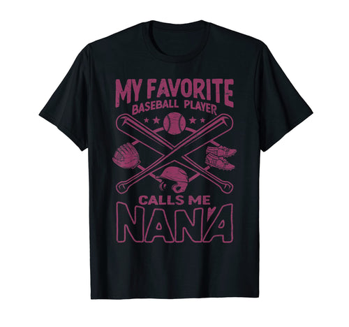 Grandma My Favorite Baseball Player Calls T-Shirt - Novelty Apparel Unisex - T-Shirt, Sweatshirt, Hoodie
